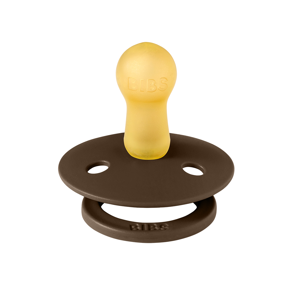 Colour Pacifiers 2 Pack - Mocha/Dark Oak