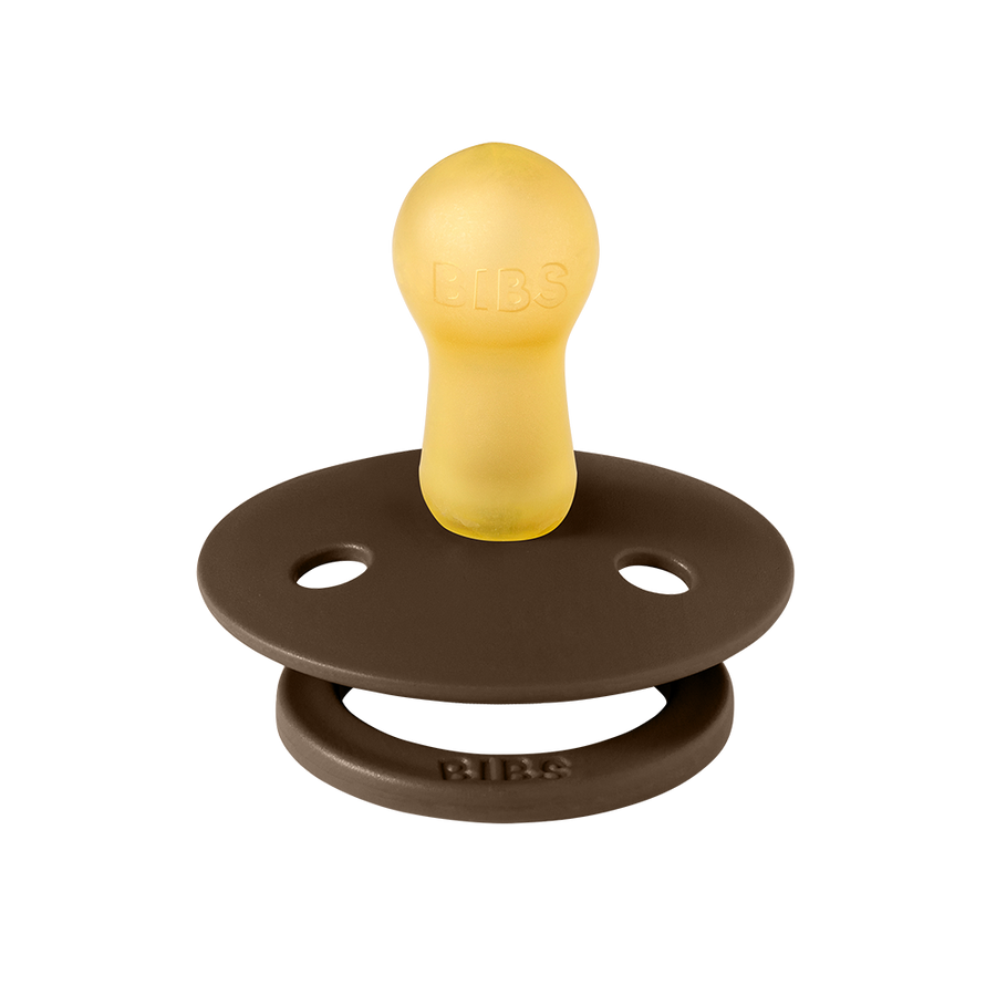 Colour Pacifiers 2 Pack - Mocha/Dark Oak