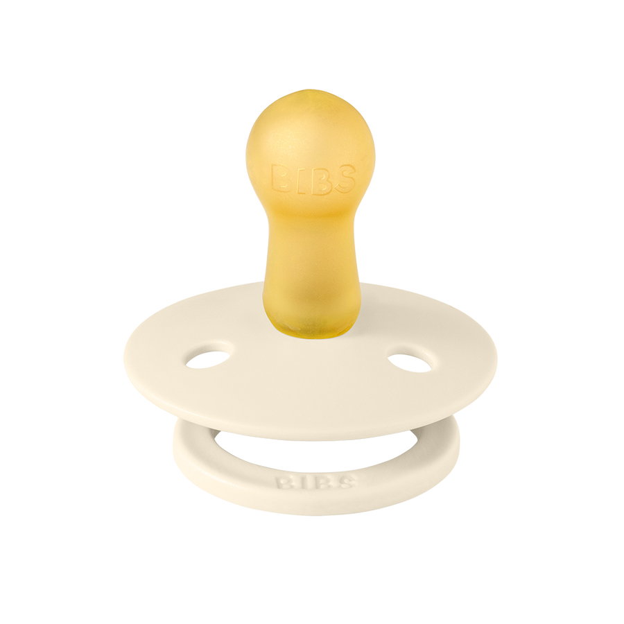 STUDIO Colour Pacifier Block - Ivory/Dusty Blue