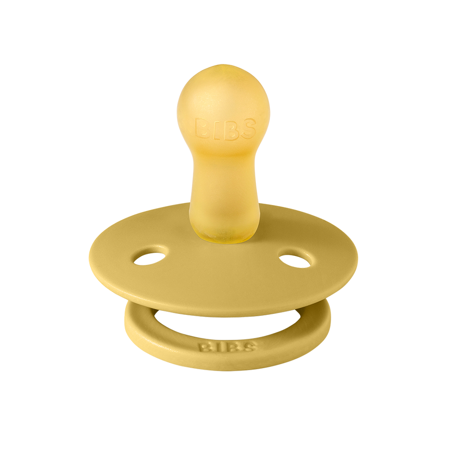 Colour Pacifiers 2 Pack - Mustard/Mustard