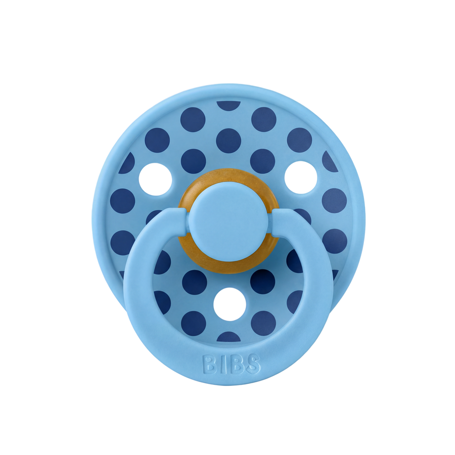 STUDIO Colour Pacifier Polka - Breeze/Cornflower