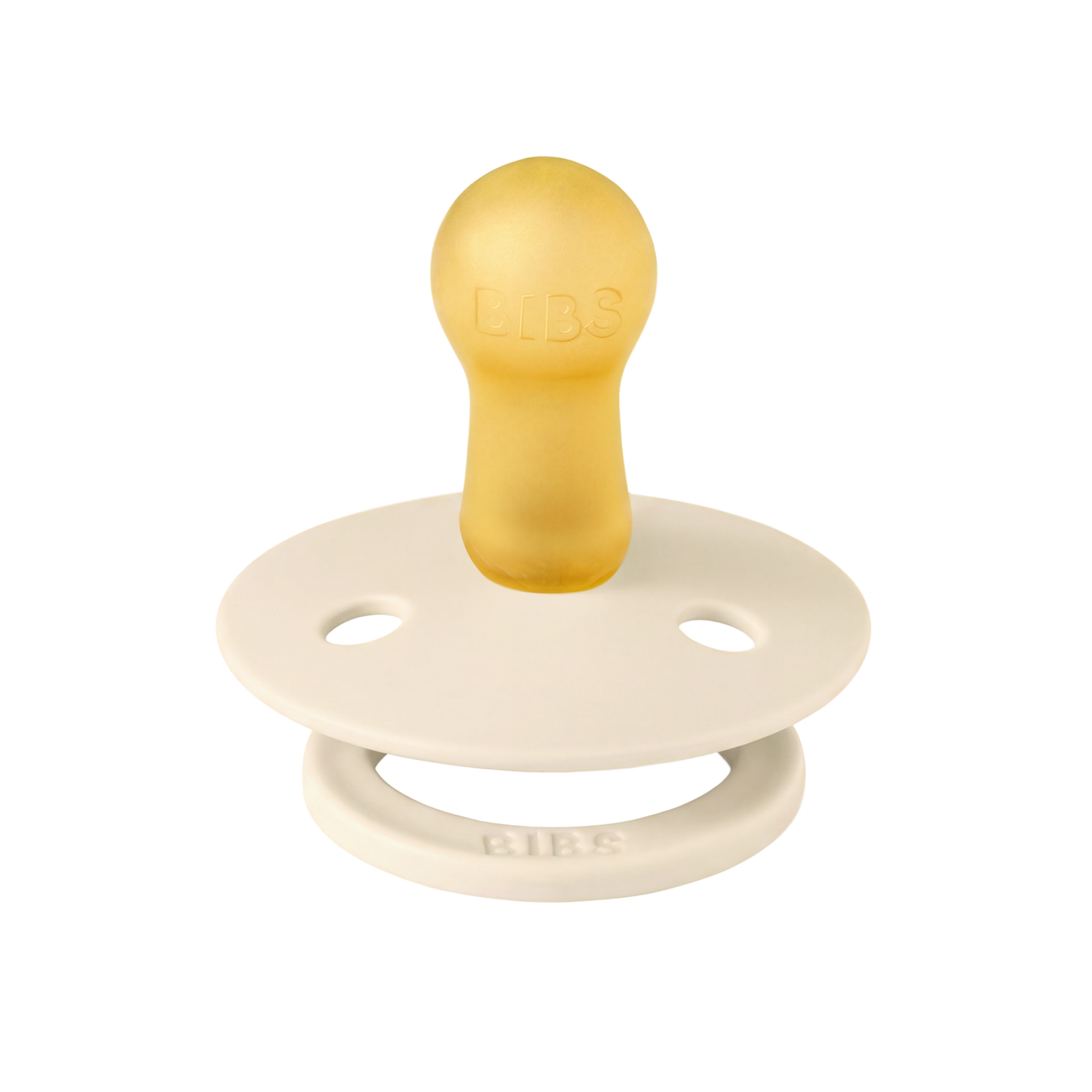 STUDIO Colour Pacifier Polka - Ivory/Tango