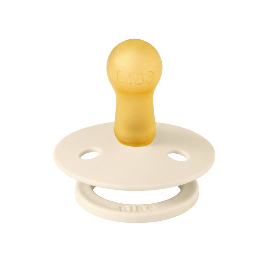 STUDIO Colour Pacifier Polka - Ivory/Tango