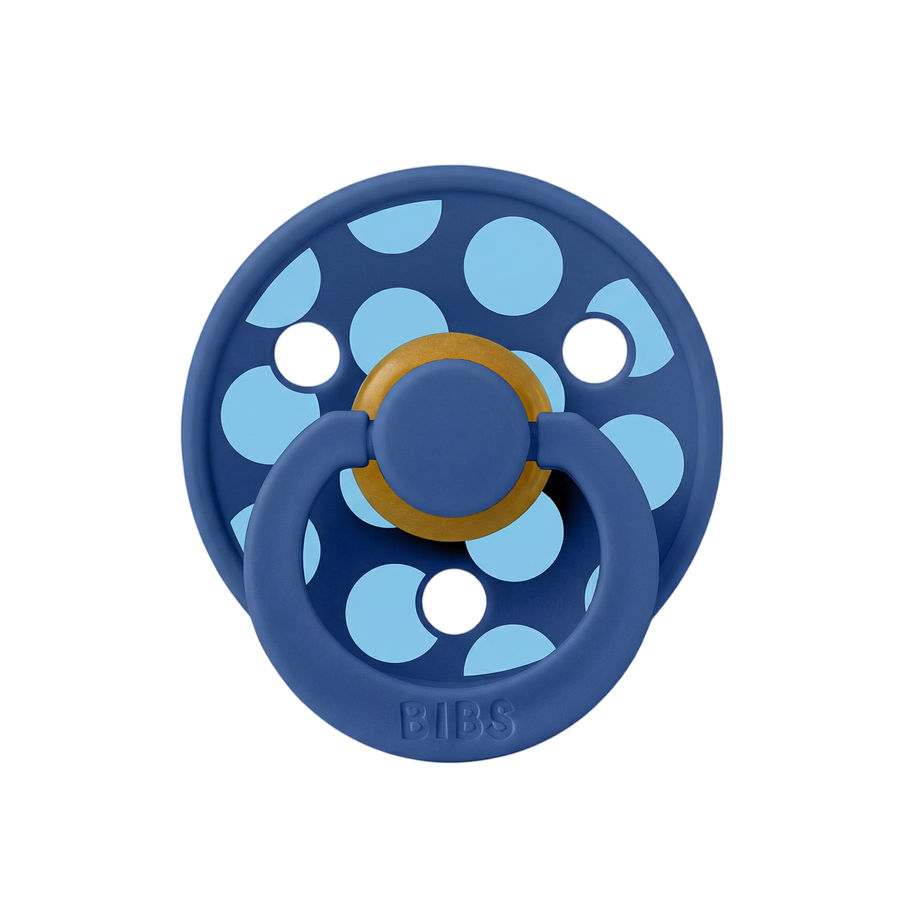 STUDIO Colour Pacifier Polka - Cornflower/Breeze