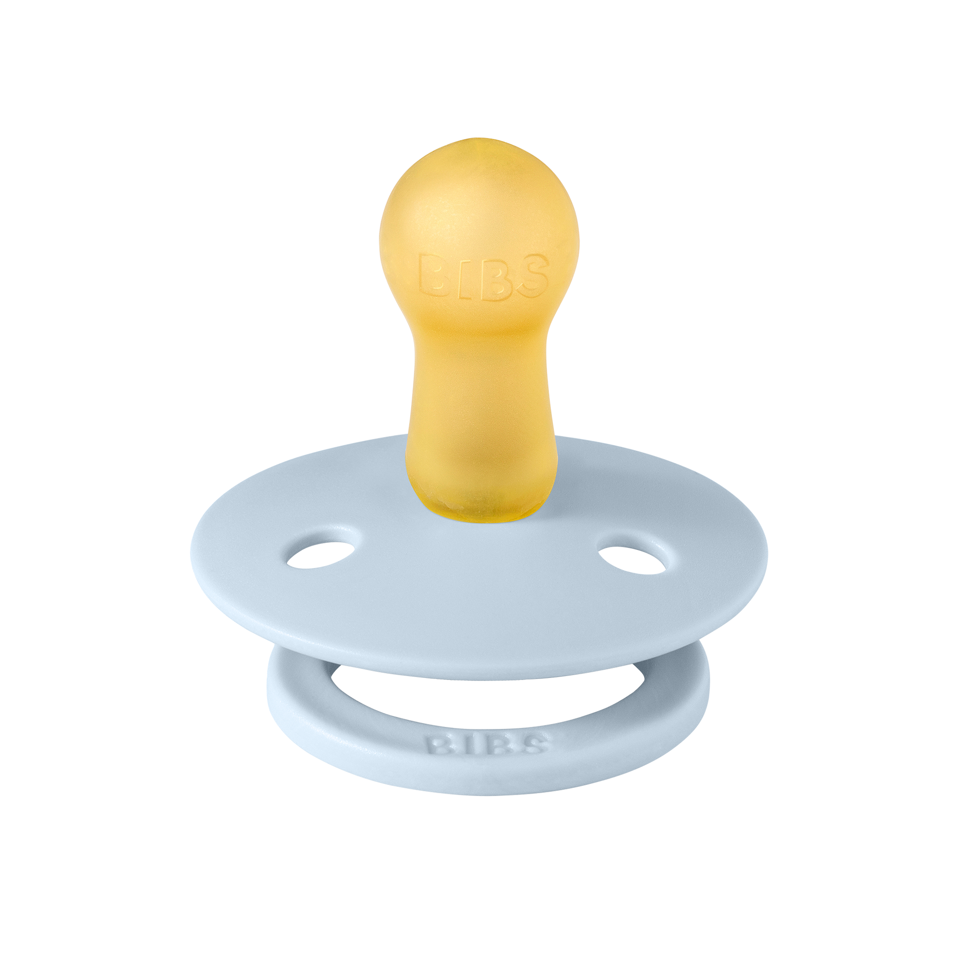 Colour Holiday Train Pacifier - Baby Blue
