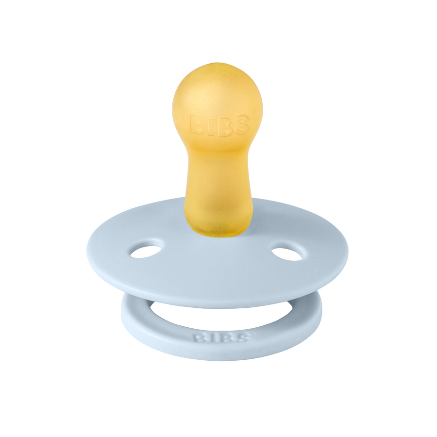 Colour Holiday Train Pacifier - Baby Blue