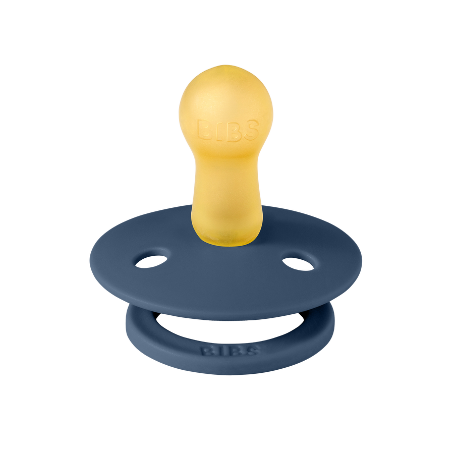 Colour Holiday Train Pacifier - Steel Blue