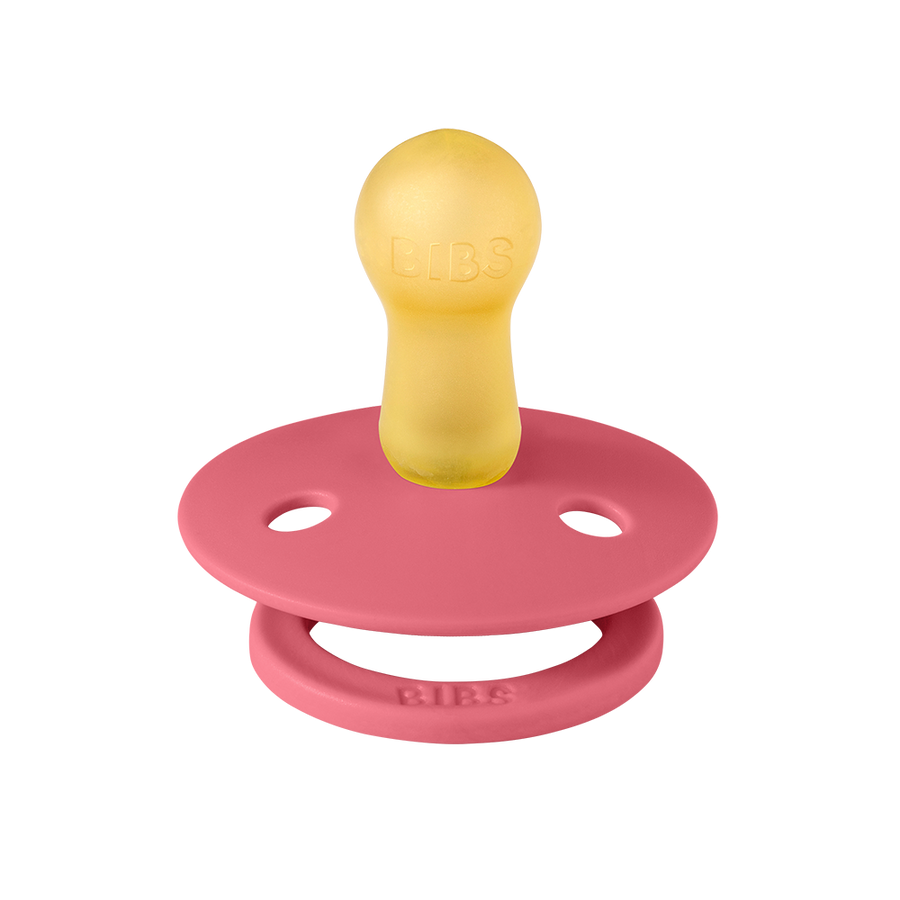 STUDIO Colour Pacifier Block - Coral/Baby Pink
