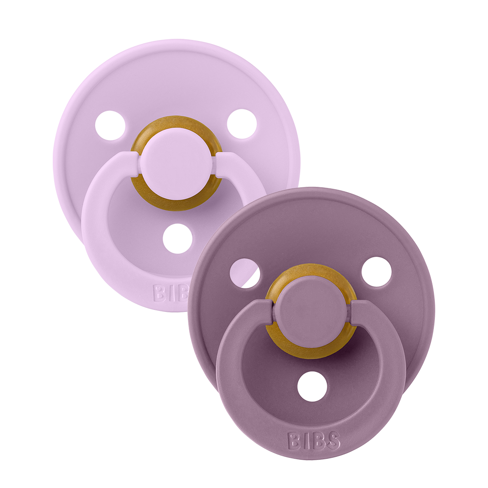 Colour Pacifiers 2 Pack - Violet Sky/Mauve