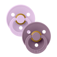 Colour Pacifiers 2 Pack - Violet Sky/Mauve - Bibsworld store US