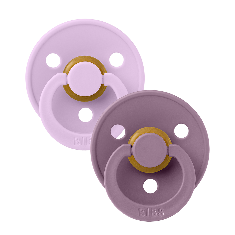 Colour Pacifiers 2 Pack - Violet Sky/Mauve