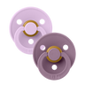 Colour Pacifiers 2 Pack - Violet Sky/Mauve - Bibsworld store US