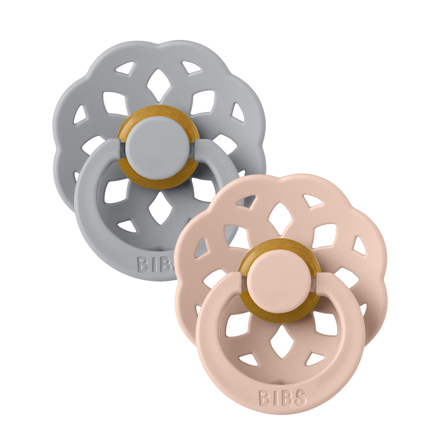Boheme Pacifiers 2 Pack - Cloud/Blush
