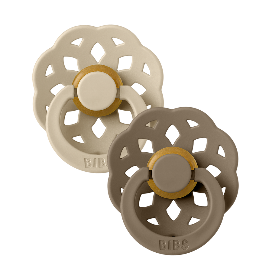 Boheme Pacifiers 2 Pack - Vanilla/Dark Oak