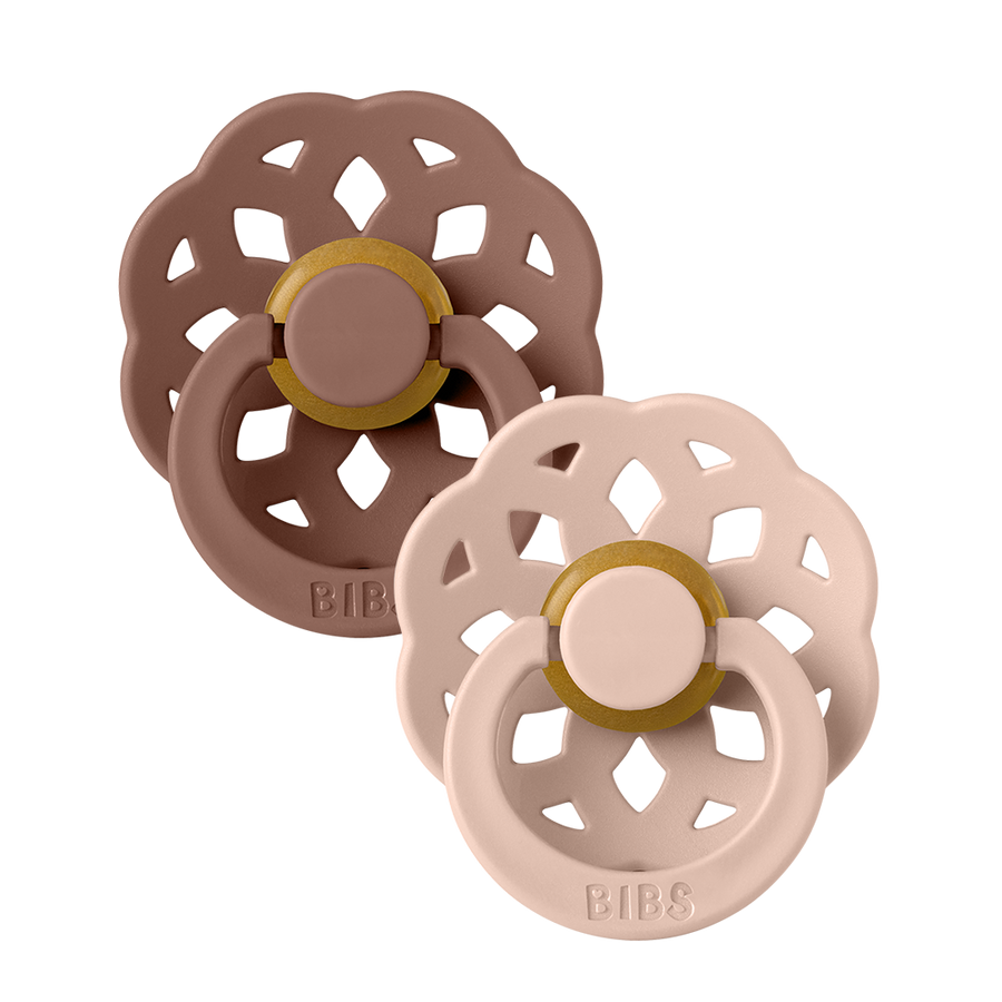 Boheme Pacifiers 2 Pack - Woodchuck/Blush