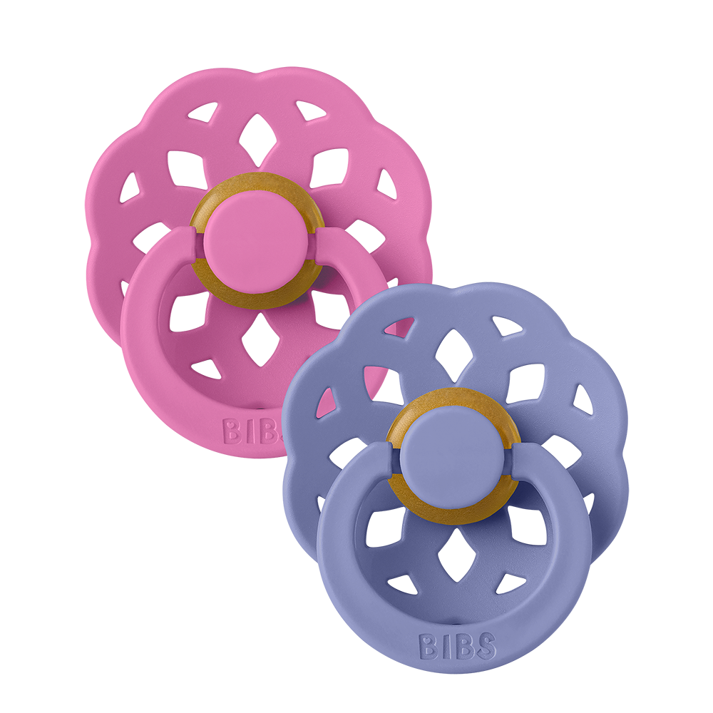 Boheme Pacifiers 2 Pack - Bubblegum/Peri