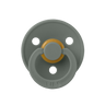 Green round natural rubber latex pacifier