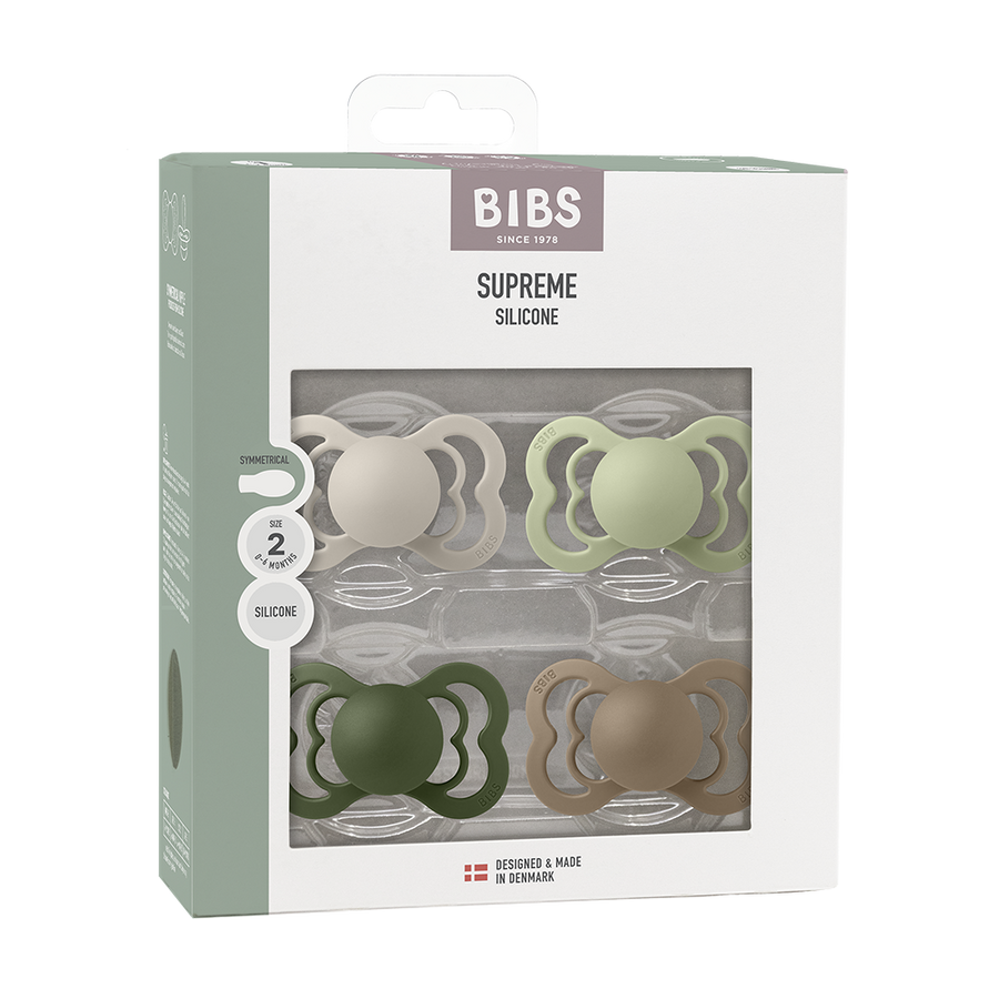 Supreme Pacifiers 4 Pack - Sand/Sage/Hunter Green/Dark Oak