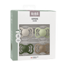 Supreme Pacifiers 4 Pack - Sand/Sage/Hunter Green/Dark Oak - Bibsworld store US
