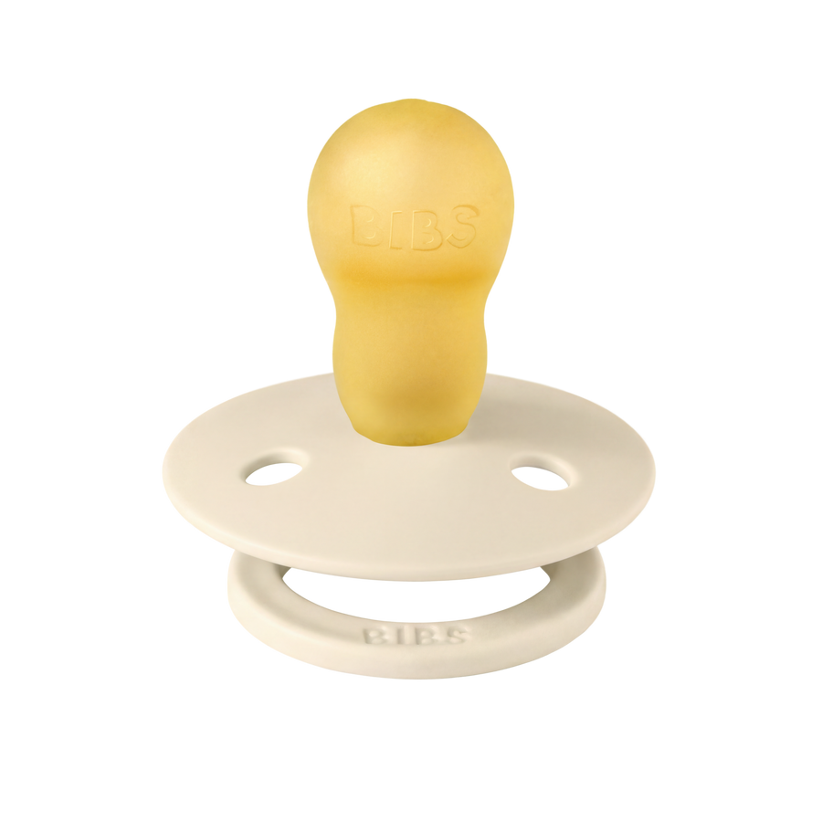 STUDIO Colour Pacifier Polka - Ivory/Deep Space