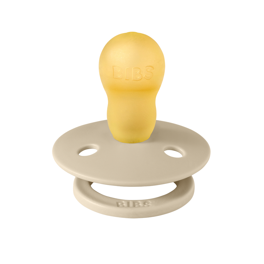 STUDIO Colour Pacifier Polka - Vanilla/Dark Oak
