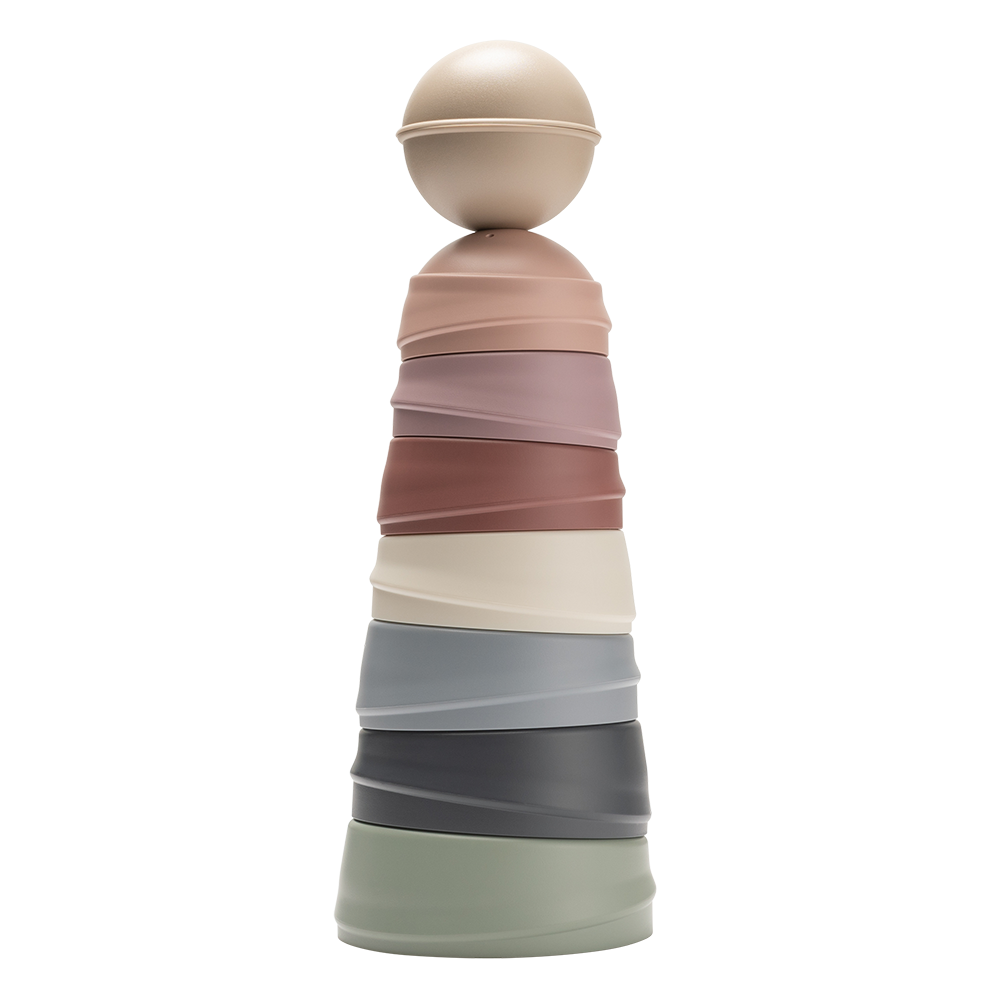 Wobbly Tower - Pastel Rainbow
