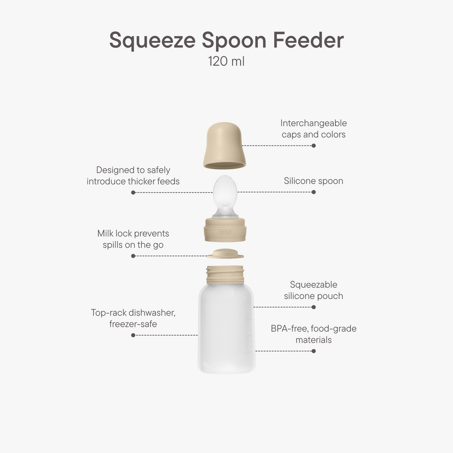 Spoon Feeder Squeeze - Baby Blue