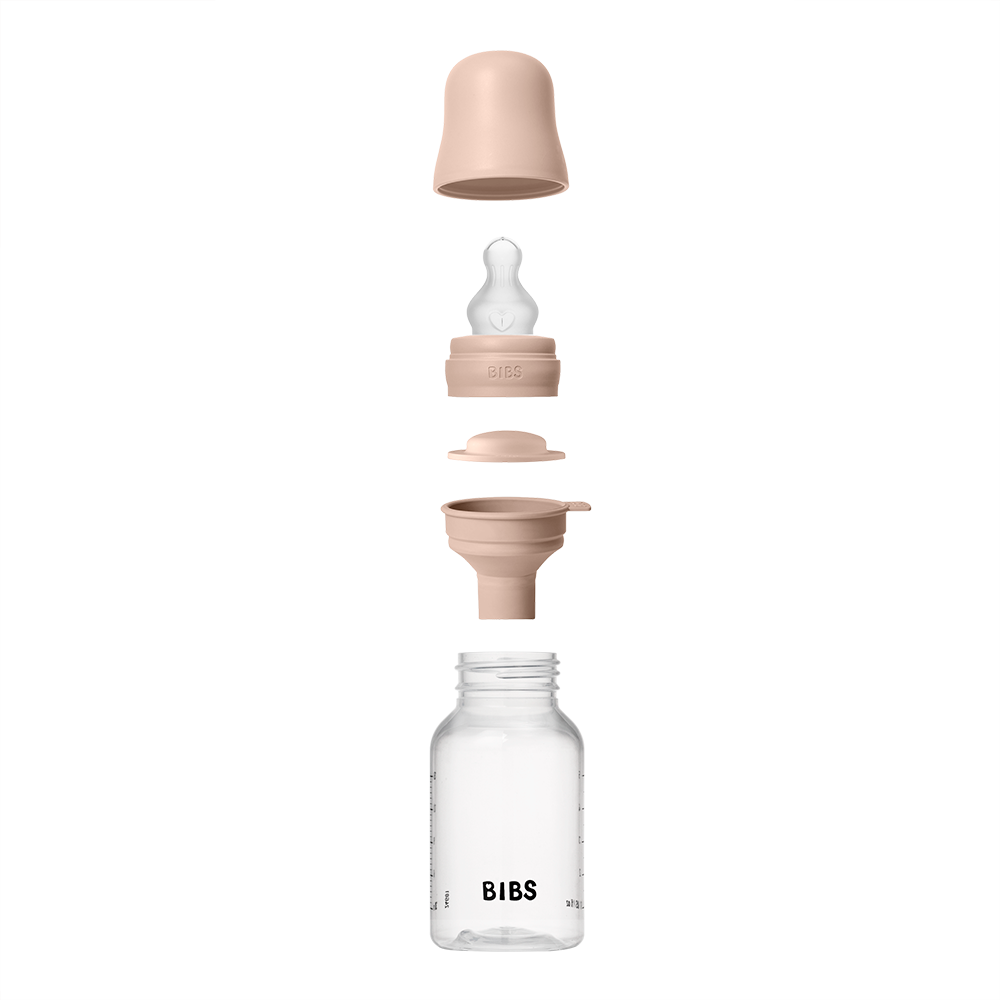 Baby BPA-Free PP Bottle Set 5oz Silicone - Blush