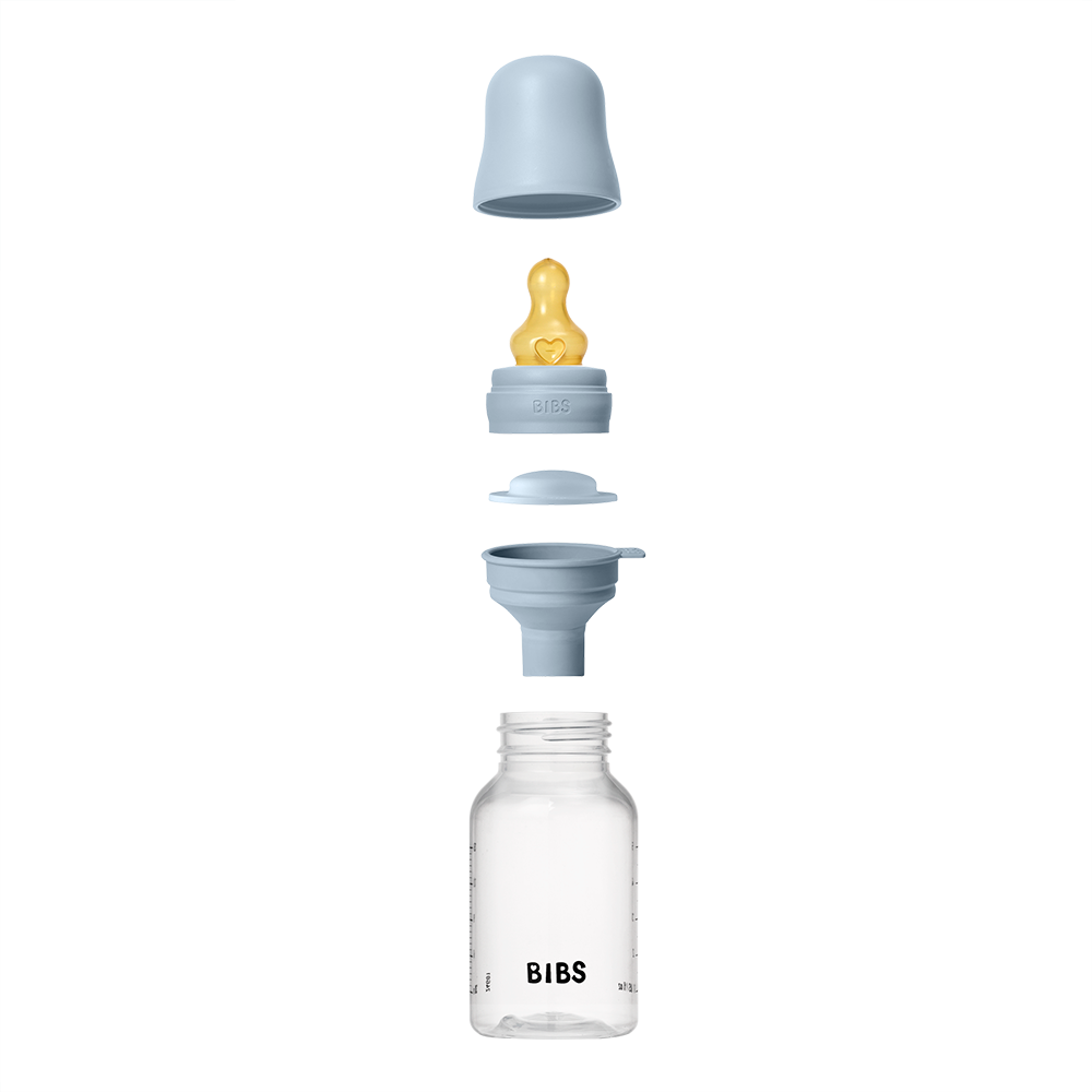Baby BPA-Free PP Bottle Set 5oz Latex - Baby Blue