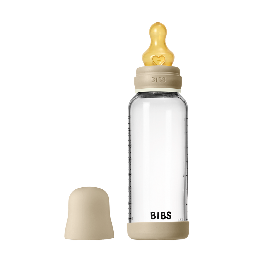 Baby Glass Bottle Glow Set 8oz Latex - Vanilla