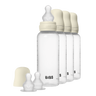Baby BPA-Free PP Bottle 9oz 4 Pack Silicone - Ivory