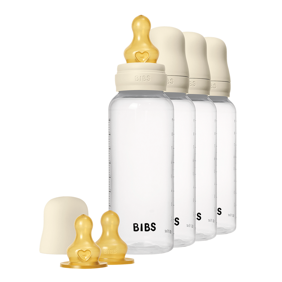 Baby BPA-Free PP Bottle 9oz 4 Pack Latex -  Ivory