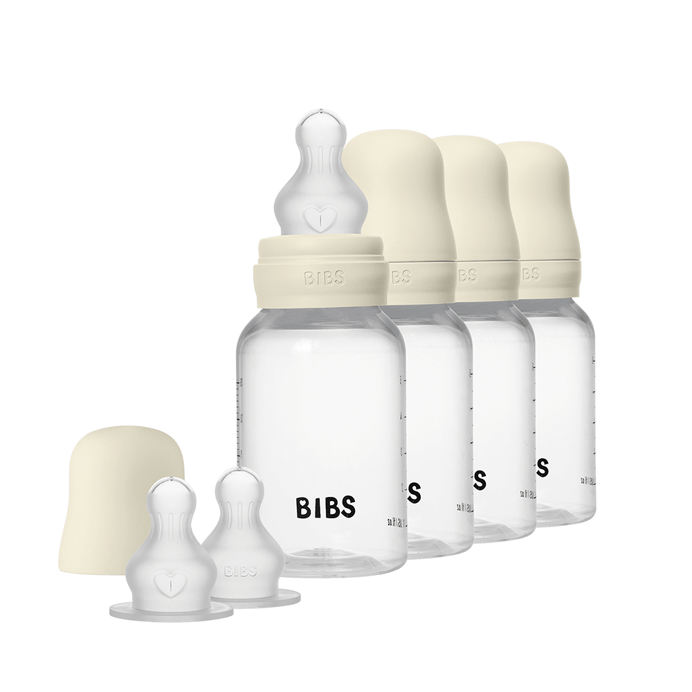 Baby BPA-Free PP Bottle 5oz 4 Pack Silicone - Ivory