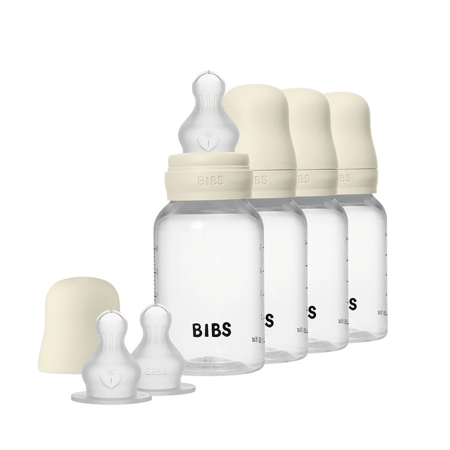 Baby BPA-Free PP Bottle 5oz 4 Pack Silicone - Ivory