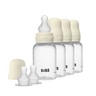 Baby BPA-Free PP Bottle 5oz 4 Pack Silicone - Ivory