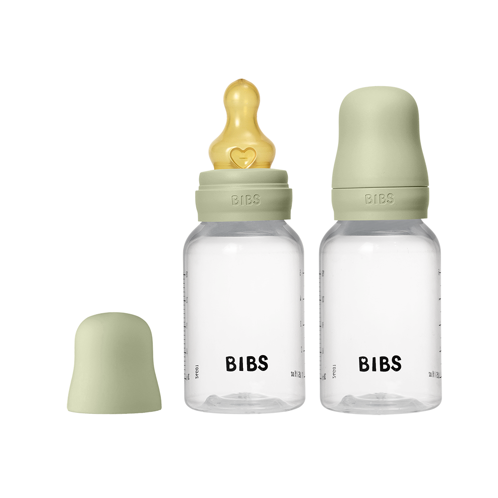 Baby BPA-Free PP Bottle Set 5oz 2 Pack Latex - Sage