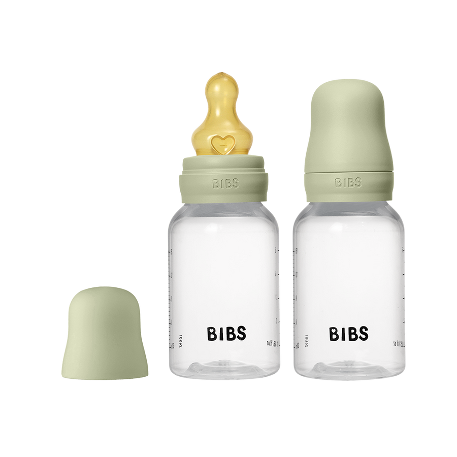 Baby BPA-Free PP Bottle Set 5oz 2 Pack Latex - Sage