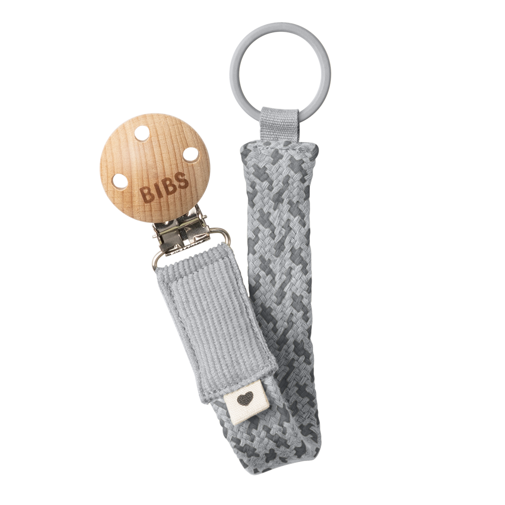 Pacifier Clip - Cloud/Iron