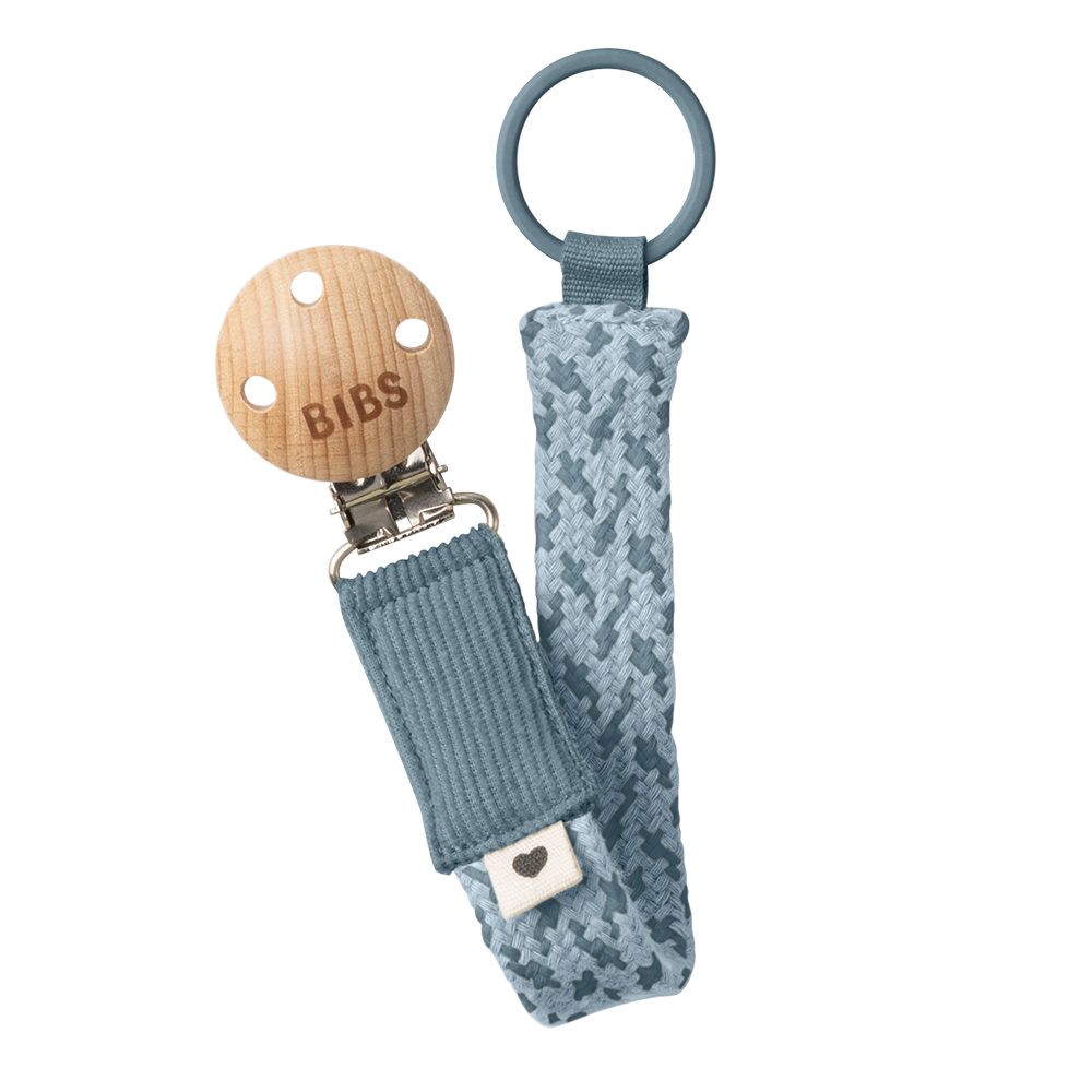 Pacifier Clip - Petrol/Baby Blue