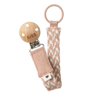 Pacifier Clip - Blush/Ivory - BIBS