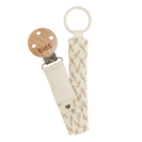 Pacifier Clip - Ivory/Vanilla - BIBS