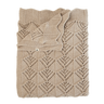 Knitted Blanket Wavy - Vanilla - BIBS