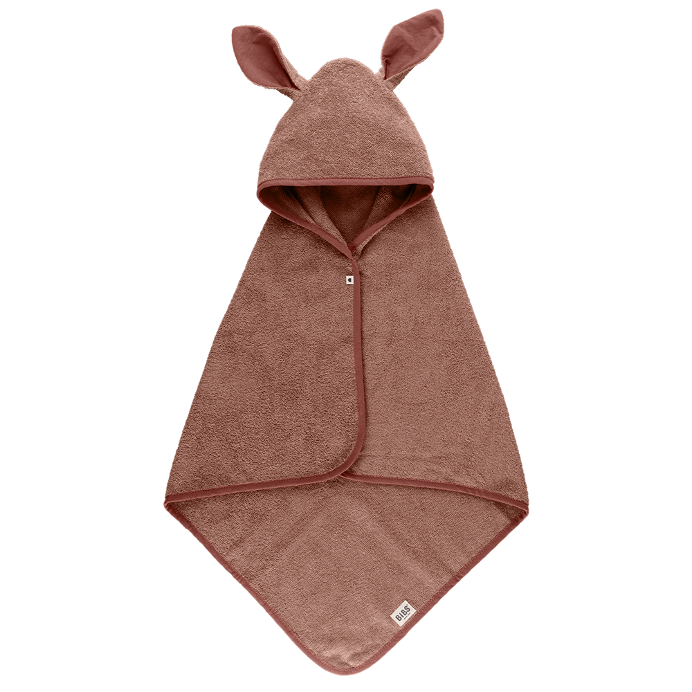 Kangaroo Hoodie Towel Baby - Woodchuck