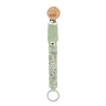 Pacifier clip with a green flower print