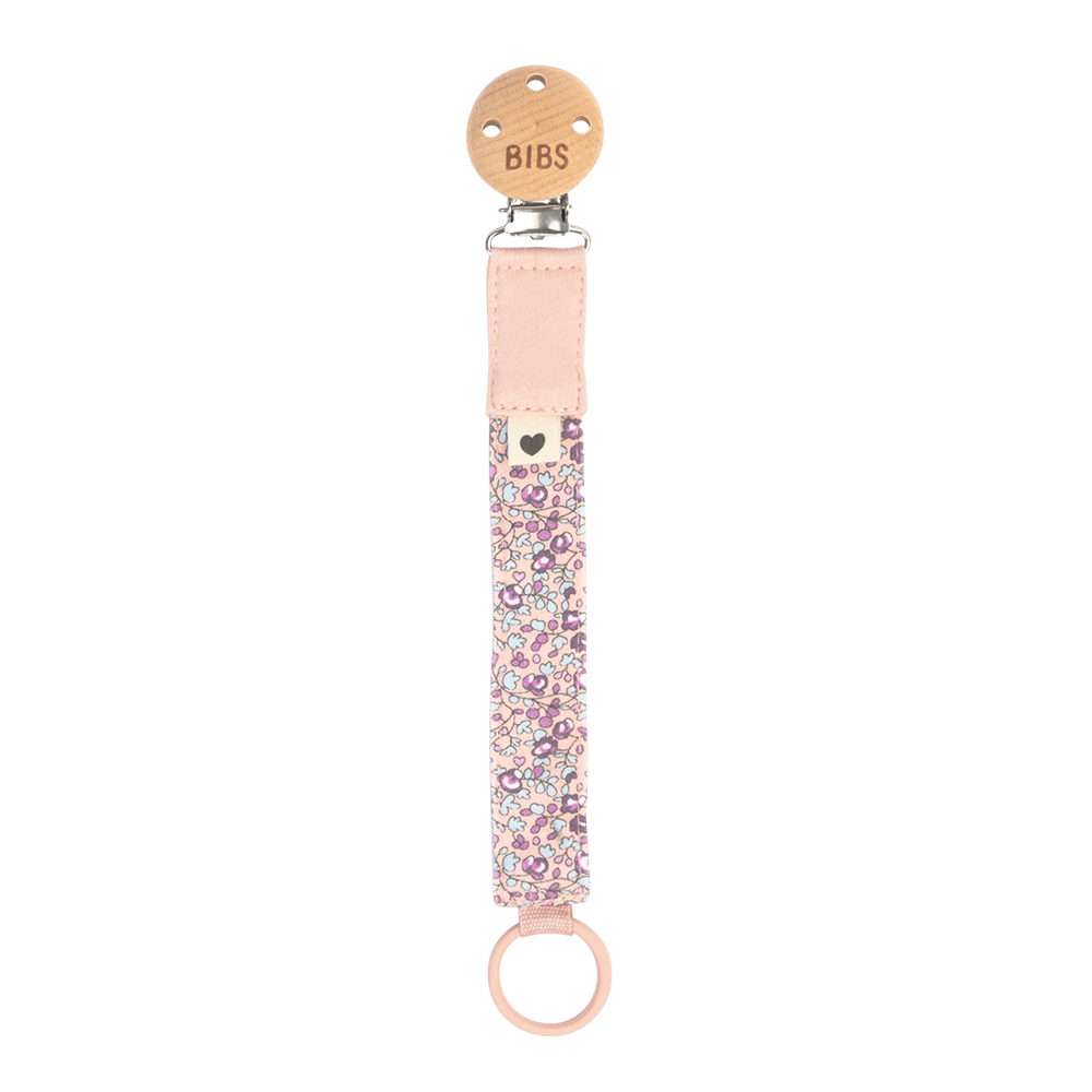 BIBS x LIBERTY Bib & Clip Set Eloise - Blush