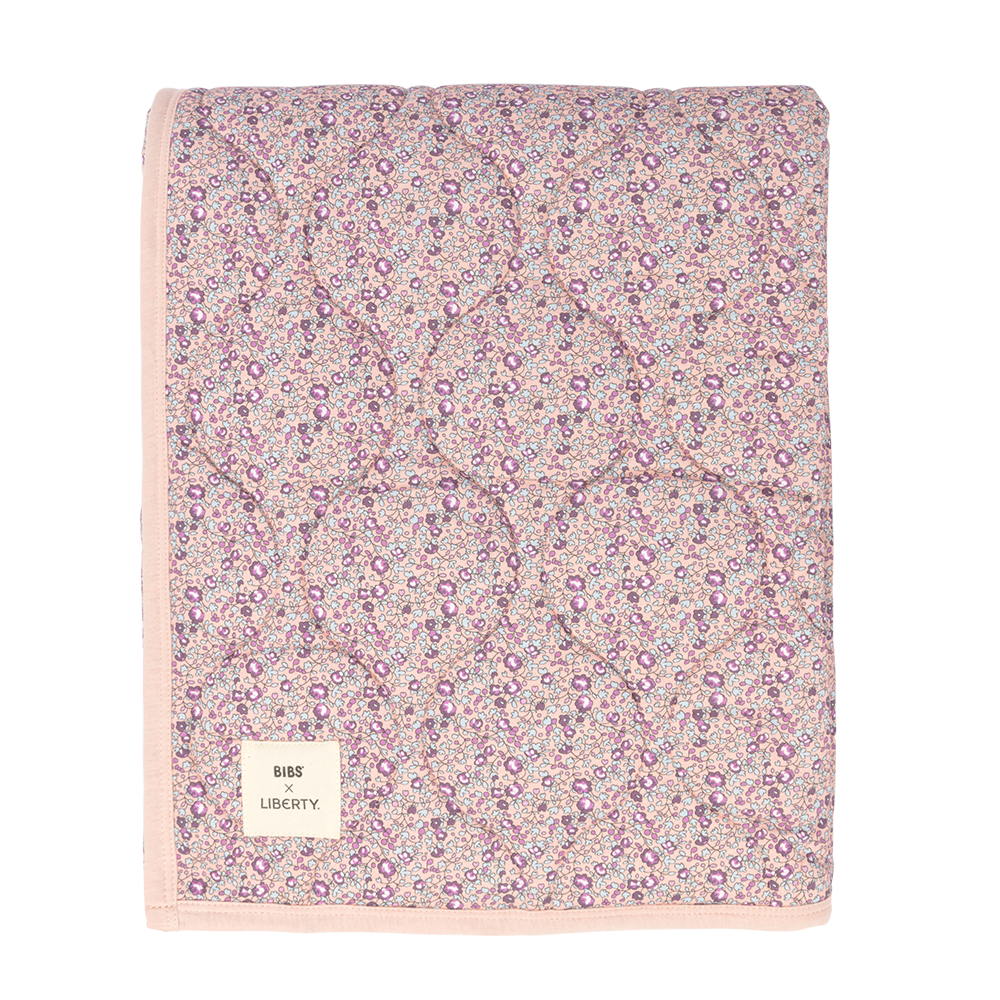 BIBS x LIBERTY Quilted Blanket Eloise - Blush