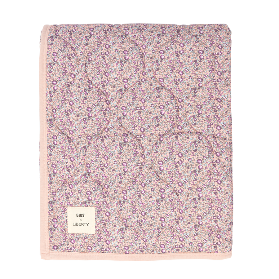 BIBS x LIBERTY Quilted Blanket Eloise - Blush