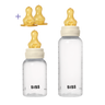 Baby BPA-Free PP Bottle Grow and Flow set 5oz/9oz Latex - Ivory