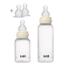 Baby BPA-Free PP Bottle Grow and Flow set 5oz/9oz Silicone - Ivory