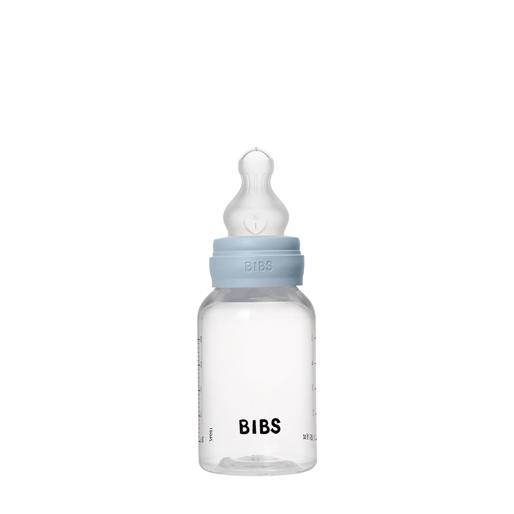 Baby BPA-Free Bottle Complete Set 5oz Silicone - Baby Blue